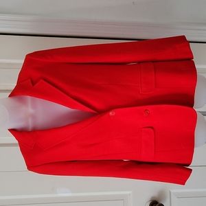 Pendleton red wool blazer women's sz 8
